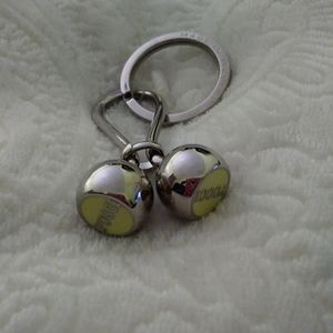 NWOT Authentic Emilo Pucci Silver Key Chain